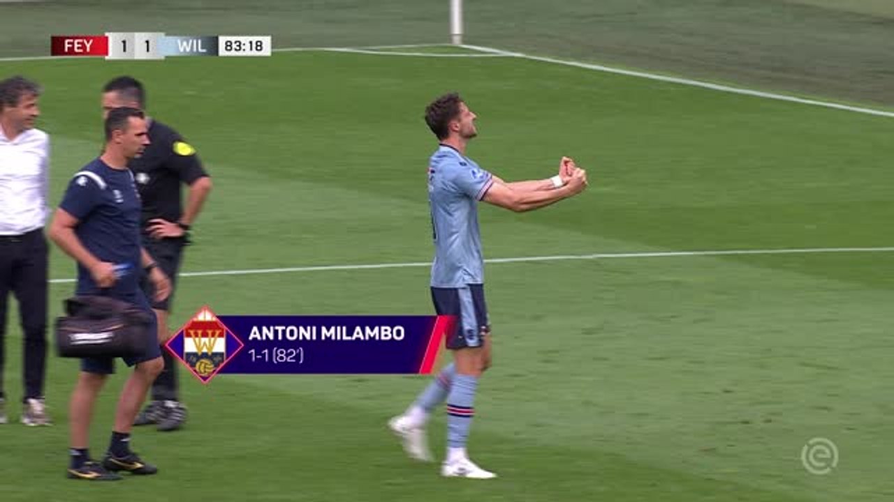 Feyenoord drop points against newly promoted Willem II