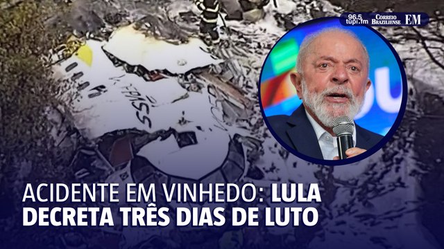 Lula decreta luto oficial de três dias pelas vítimas do desastre aéreo em Vinhedo