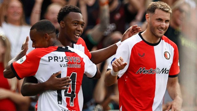 Santiago Giménez arranca con asistencia I Feyenoord 1-1 Willem II I Resumen y goles I Eredivisie - J1