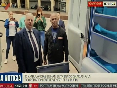 MPPS recibió segunda donación de ambulancias por parte de la Federación de Rusia
