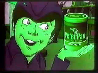 1970s Peter Pan peanut butter (voiced - Daws Butler) TV commercial