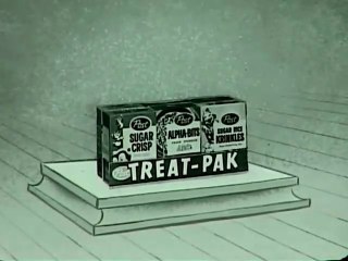 1950s Post cereal TV commercial - Ruff & Ready Hollywood premiere