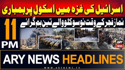 ARY News 11 PM Headlines | 10th August 2024 | Israel-Palestine Conflict Updates