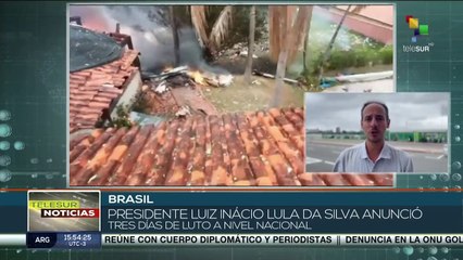 Autoridades brasileñas realizan recuperación e identificación de víctimas