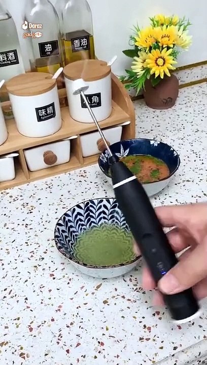 Rechargeable Coffee Mixer & Milk Frother.