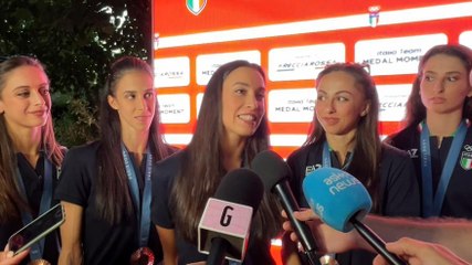 Maurelli: "Orgogliose di esserci confermate sul podio". E poi mostra l'anello...