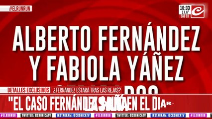 Así el Run Run del Espectáculo anunciaba la separación de Alberto Fernández y Fabiola Yañez estaban separados