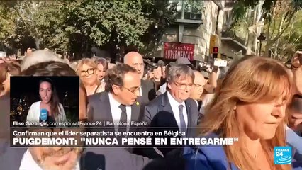 Informe desde Barcelona: Puigdemont reaparece en redes sociales y dice estar en Bélgica