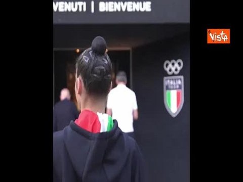 Olimpiadi Parigi, festa per Sofia Raffaeli a CasaItalia per il suo bronzo nella ginnastica ritmica