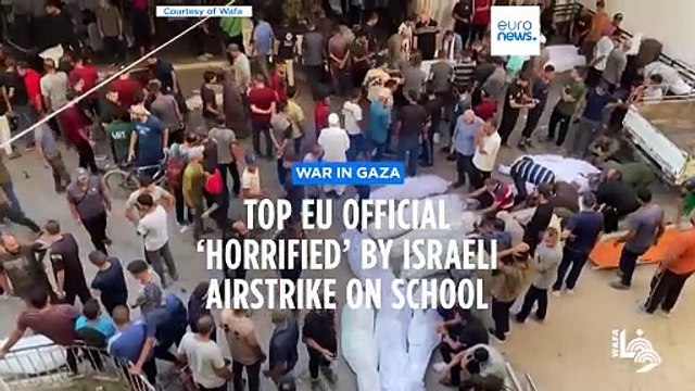 EU Commissioner Josep Borrell horrified by images of Gaza school hit by Israeli strike