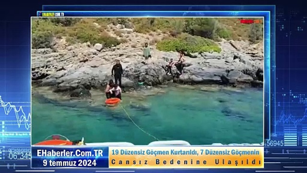 19 Düzensiz Göçmen Kurtarıldı, 7 Düzensiz Göçmenin Cansız Bedenine Ulaşıldı