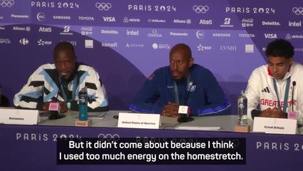 Tebogo reveals his mistake in the men's 4x400m relay