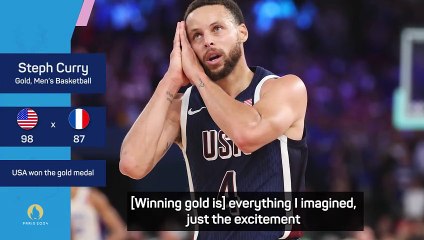 Winning Olympic gold 'everything I imagined' - Curry