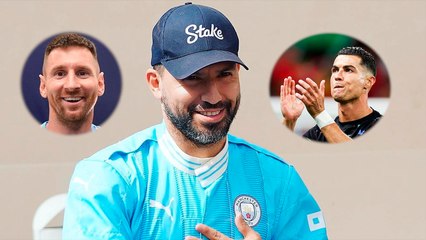 Kun Agüero "acepta" por primera vez que Cristiano es mejor que Messi