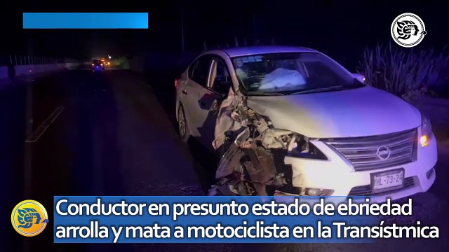 Conductor en presunto estado de ebriedad arrolla y mata a motociclista en la Transístmica