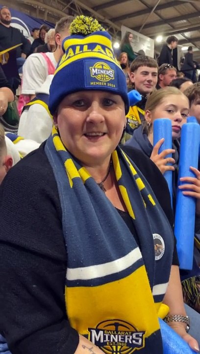 Ballarat Miners Zac Dunmore's mother Donna Dunmore talks to the Courier before the NBL1 South grand final against Eltham. Video by Rachel Jackson