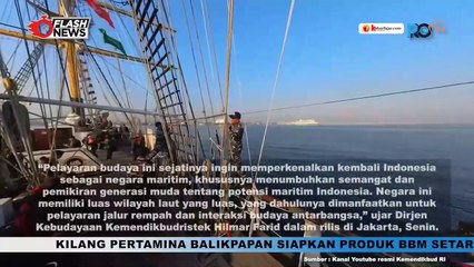 MBJR 2024 Sukses Susur Tujuh Titik Jalur Rempah Indonesia-Malaysia Bersama KRI Dewaruci