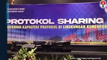 Tingkatkan Kapasitas SDM Keprotokolan, Kemenpora Gelar Protokol Sharing 2024