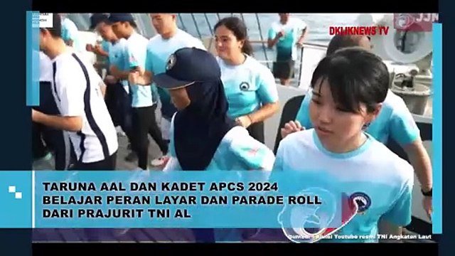 Taruna AAL dan KADET APCS 2024 Belajar Peran Layar dan Parade Roll dari Prajurit TNI AL