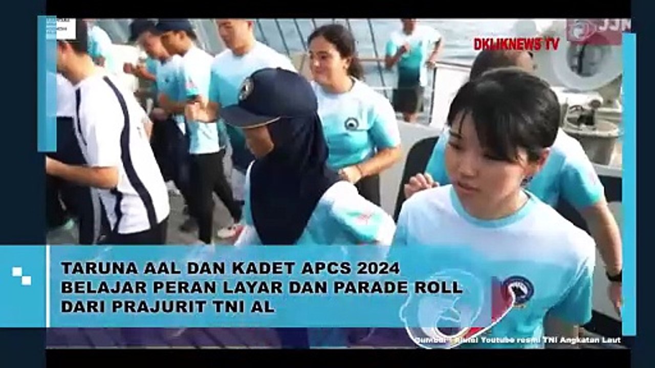 Taruna AAL dan KADET APCS 2024 Belajar Peran Layar dan Parade Roll dari Prajurit TNI AL