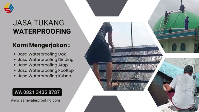 Telp/WA 0821 3435 8787 Jasa Waterproofing Rooftop Gedung Bertingkat Bergaransi