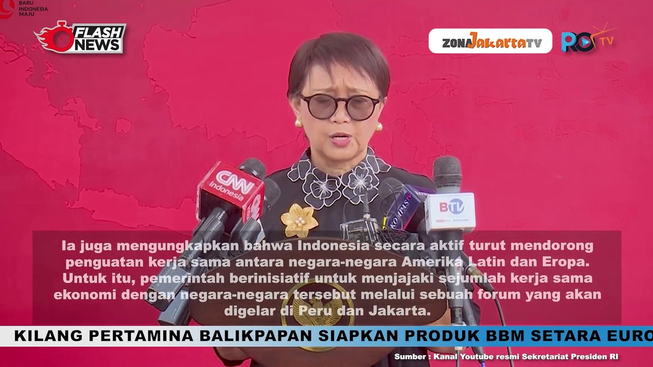 MENLU SAMPAIKAN KETERANGAN PERS ATAS PEMBERIAN SURAT KEPERCAYAAN DARI DUTA BESAR LBBP