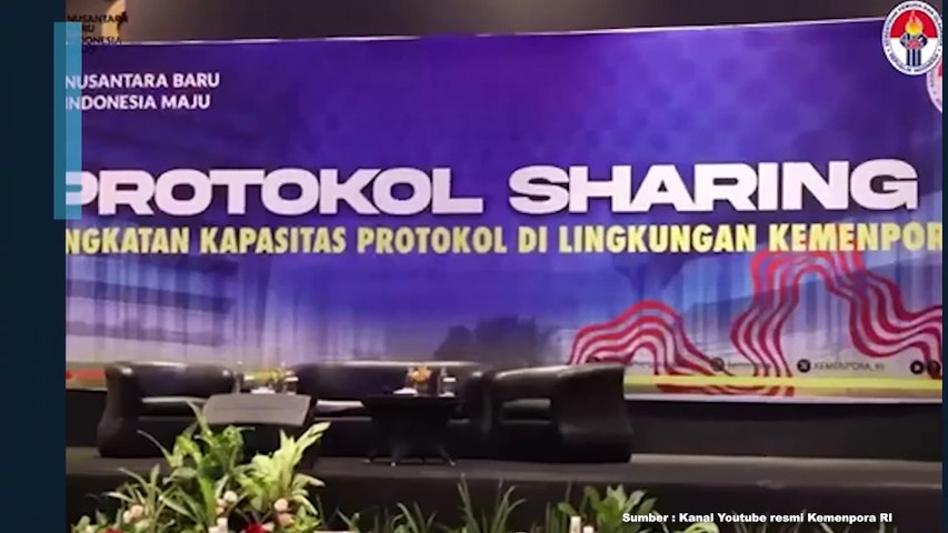 TINGKATKAN KAPASITAS SDM KEPROTOKOLAN, KEMENPORA GELAR PROTOKOL SHARING 2024