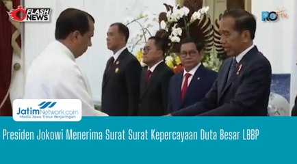 Presiden Jokowi Menerima Surat Surat Kepercayaan Duta Besar LBBP
