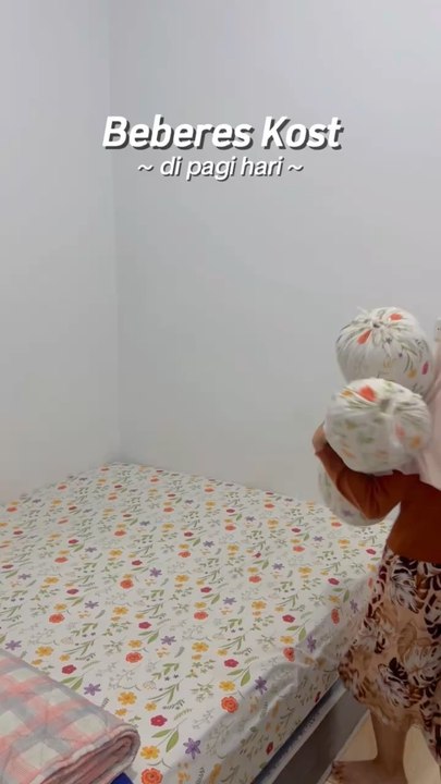 Beberes kos di pagi hari