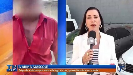 Briga entre vizinhos quase termina em morte