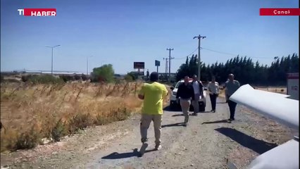 Çanakkale'de eğitim uçağı acil iniş yaptı