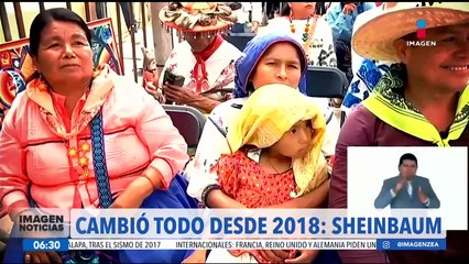 Claudia Sheinbaum asegura que en México a partir del 2018 cambió todo