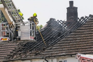 Home struck by lightning near Birmingham Airport