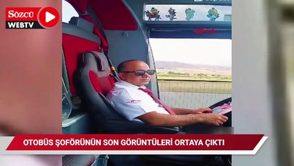 Скачать видео: 9 kişinin öldüğü trafik kazasında otobüs şoförünün son görüntüleri ortaya çıktı