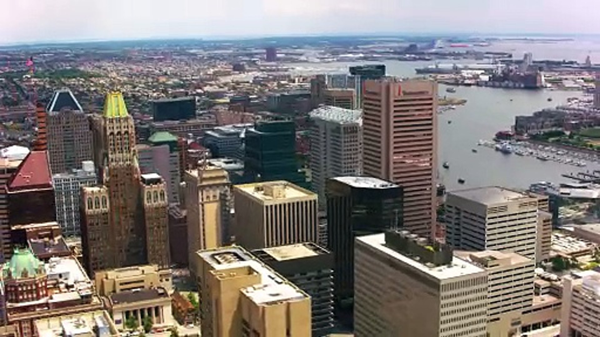 ⁣Flying over American Cities 8K 120 fps Ultra HD Drone Video _ 8K VISION