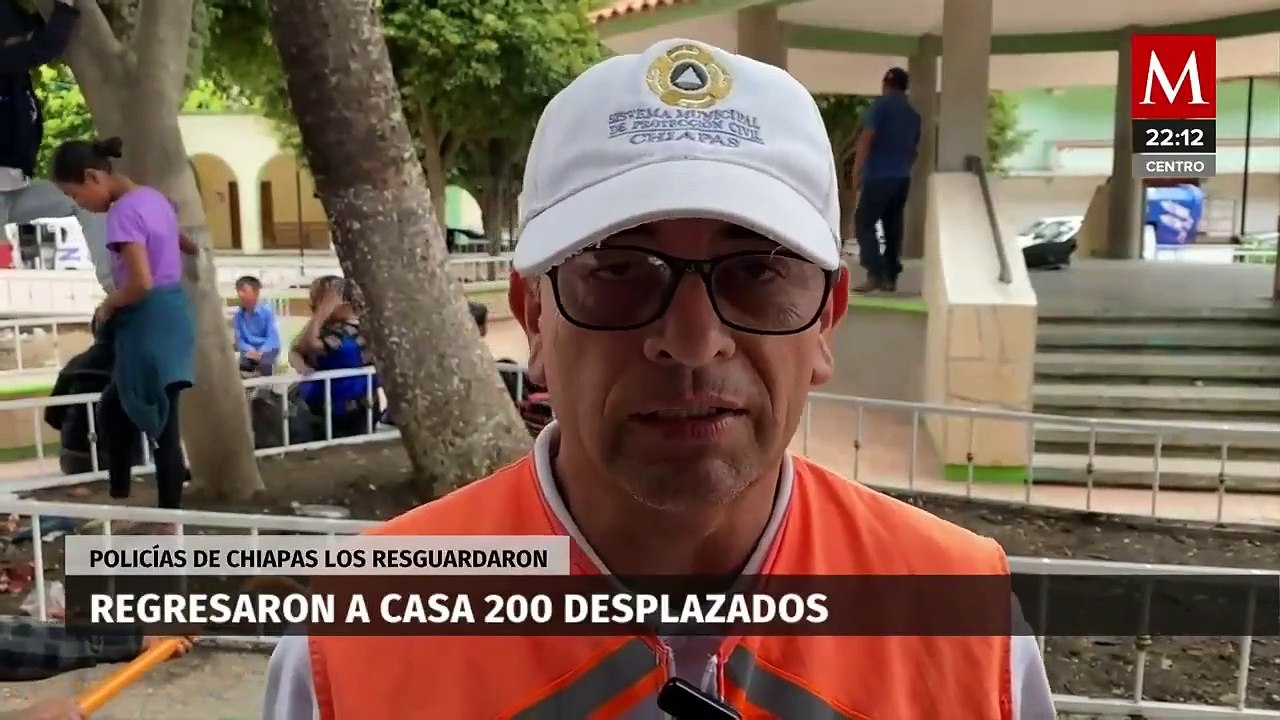 Desplazados, vuelven a sus hogares en Los Altos de Chiapas