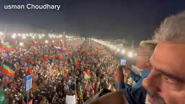 Imran Riaz Khan at Sawabi Jalsa for Coverage __ Usman Choudhary_High