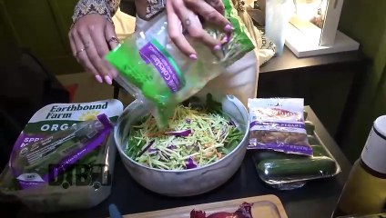 JJ Wilde Prepares Her Green Room Salad - COOKING AT 65MPH Ep. 50