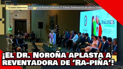 ¡VE! ¡Dr. Noroña aplasta a reventadora infiltrada de Norma ‘Ra-piña’ por atacar la reforma de AMLO!