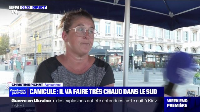 Sur le Vieux-Port de Marseille, les maraîchers sont impactés par cette vague de chaleur