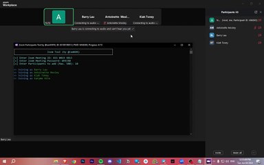 Zoom Fake Participants Adding Tool