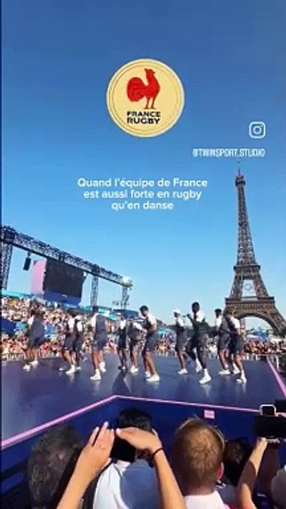 Les rugbyman de l'équipe de france son aussi bons en danse qu'en Rugby