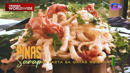Carbonara pasta, mas pina-creamy gamit ang gatas ng baka?! | Pinas Sarap