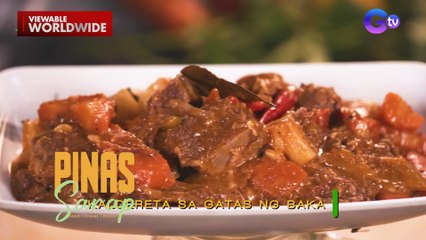 Kalderetang baka sa gatas ng baka, tikman! | Pinas Sarap