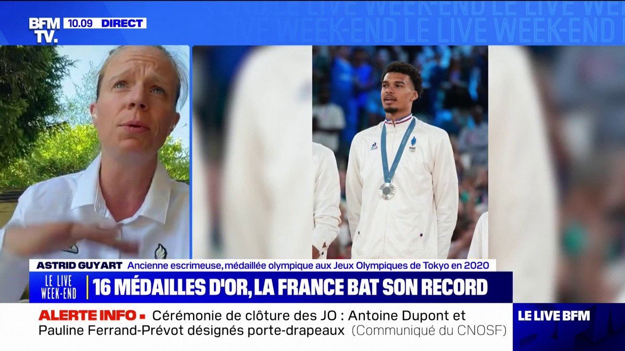 "Je conseille aux athlètes de s'entourer": Astrid Guyart, ancienne escrimeuse médaillée olympique à Tokyo, à propos de l'après Jeux olympiques pour les sportifs