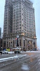 Chicago ♥️❄️ the dream city snow drive ️ Wacker Drive Chicago IL   #chicago