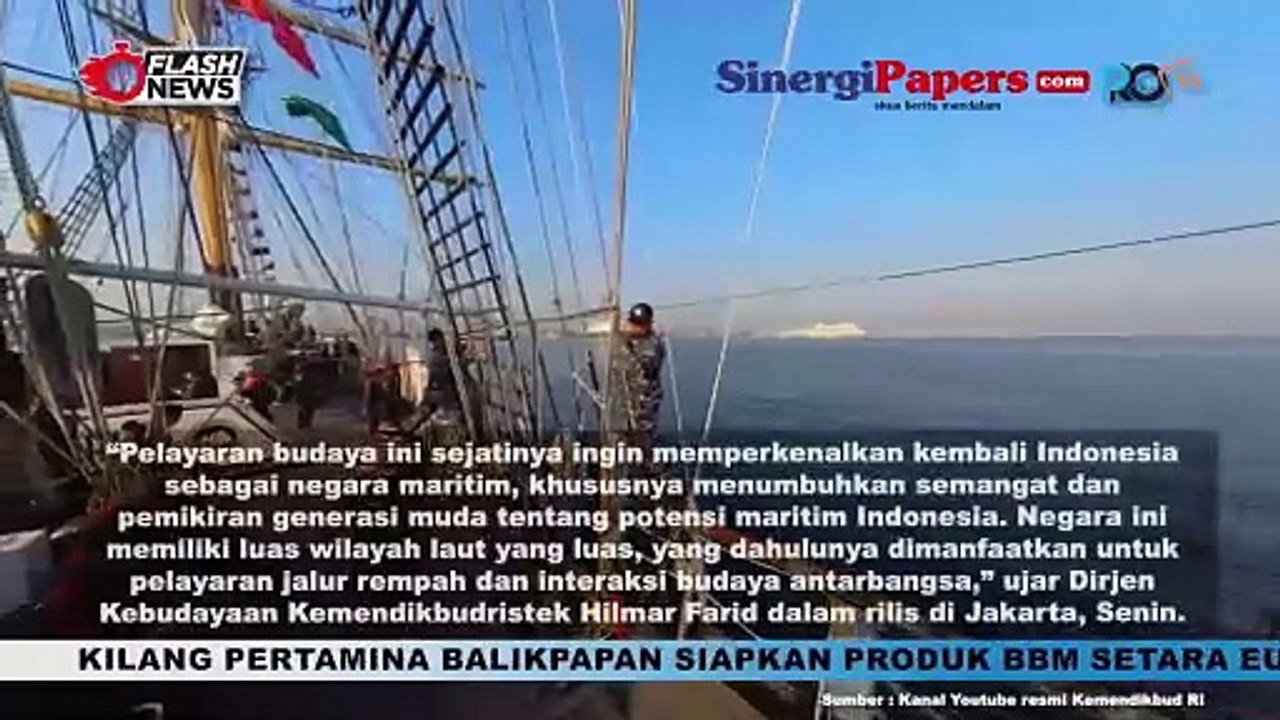 MBJR 2024 Sukses Susur tujuh Titik Jalur Rempah Indonesia-Malaysia Bersama KRI Dewaruci
