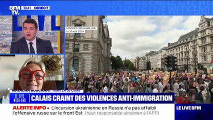 Natacha Bouchart (maire LR de Calais): "Calais ne doit pas être un terrain de jeu pour les extrêmes", face aux craintes de violences anti-immigration