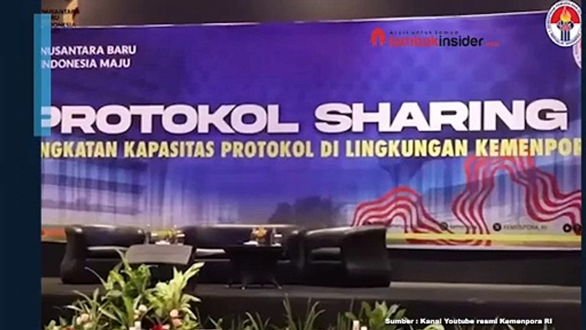 TINGKATKAN KAPASITAS SDM KEPROTOKOLAN,KEMENPORA GELAR PROTOKOL SHARING 2024