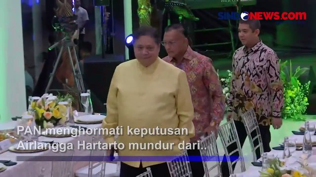 Mundur dari Ketum Golkar, PAN Hormati Keputusan Airlangga Hartarto